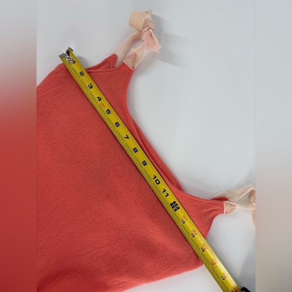 Ralph Lauren Asymmetrical Silk Cashmere Midi Dress 90s Fairy Handkerchief Hem 12 - Picture 8 of 9